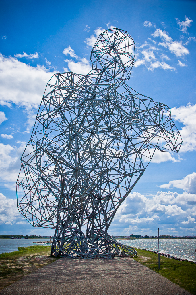 Exposure by Antony Gormley (Houtribdijk Lelystad, mei 2011