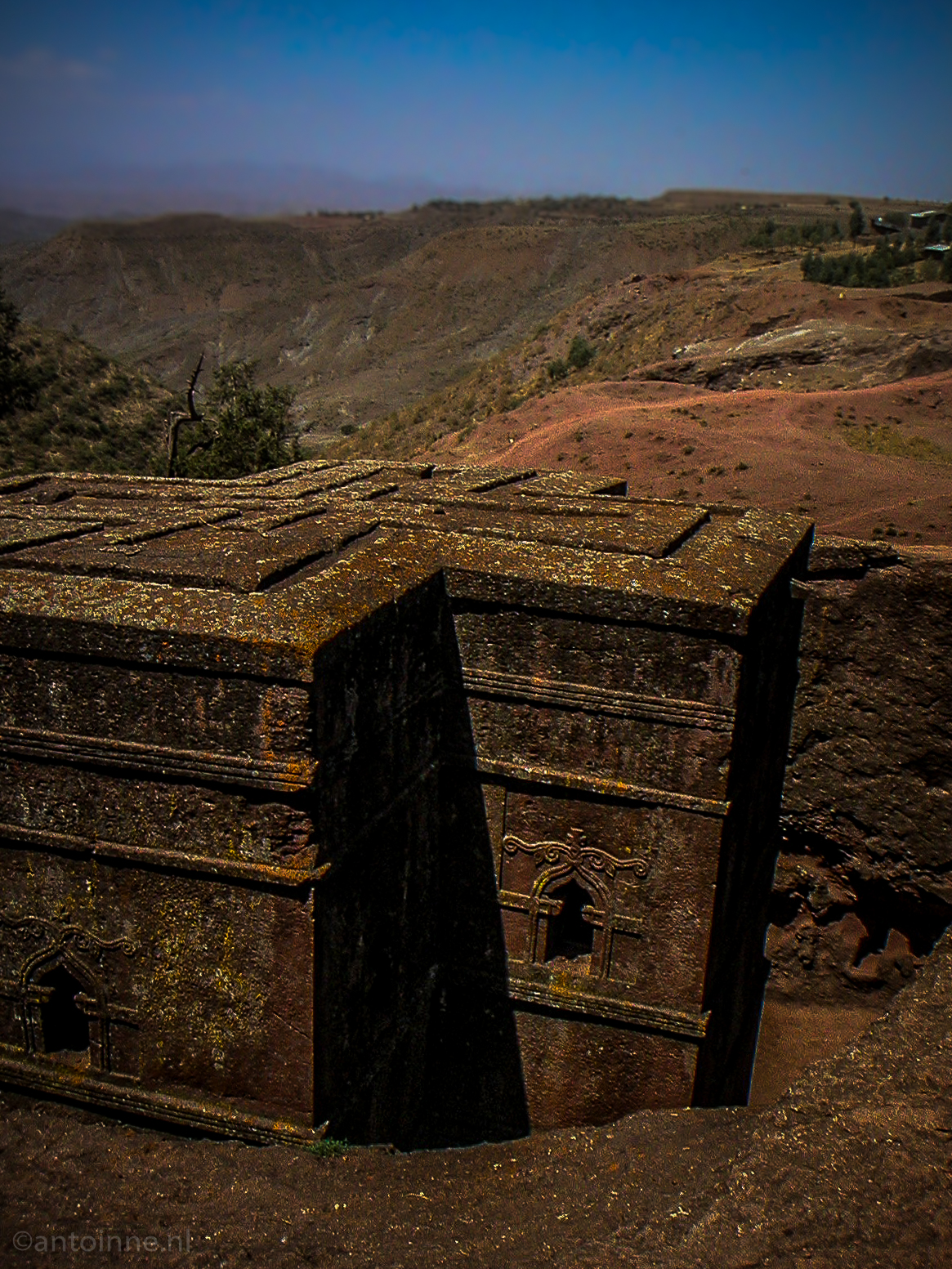 Carved out of the ground and shaped from the inside out (Bete Giyorgis Lalibela, 2004)