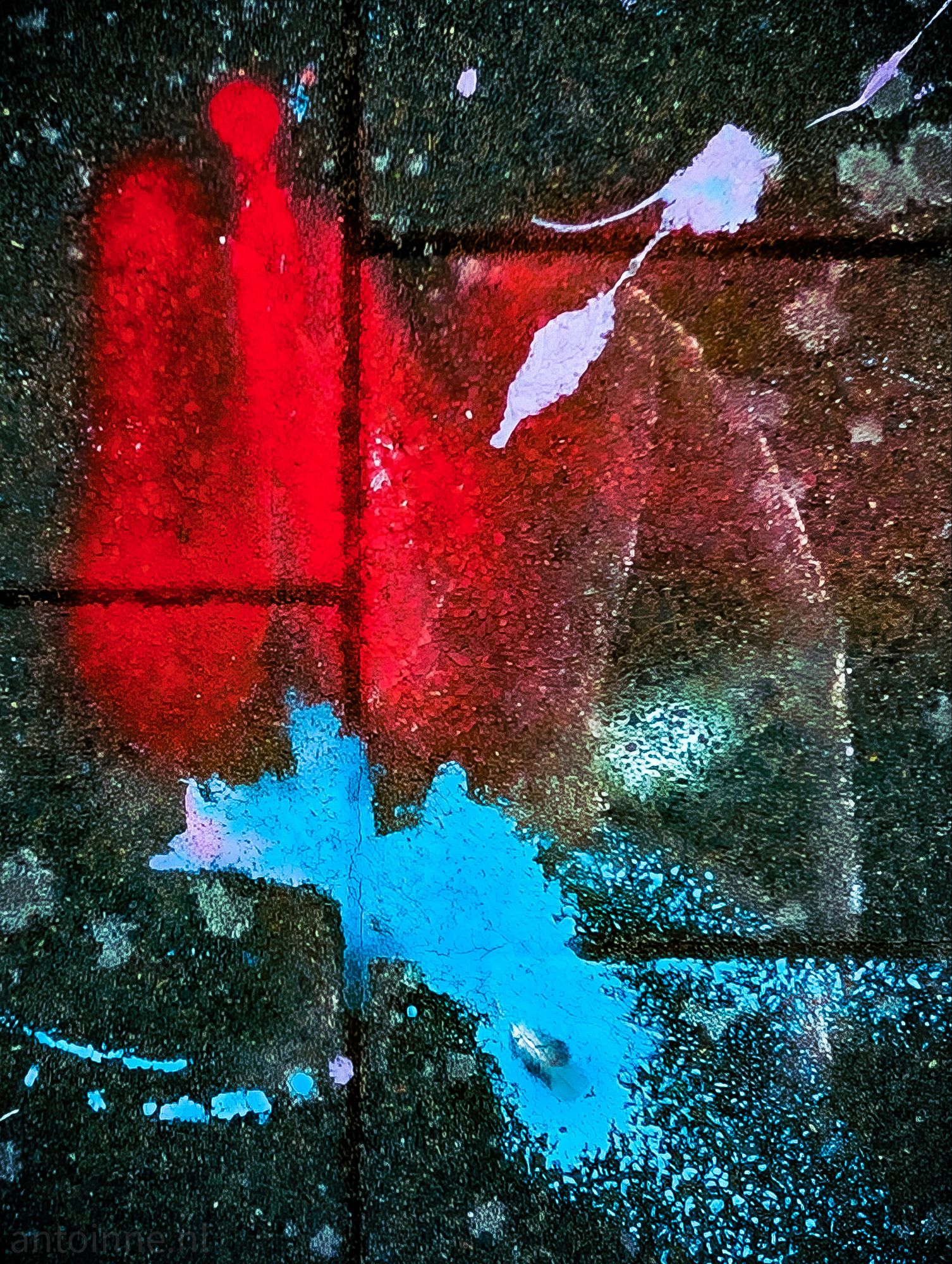 Red and blue