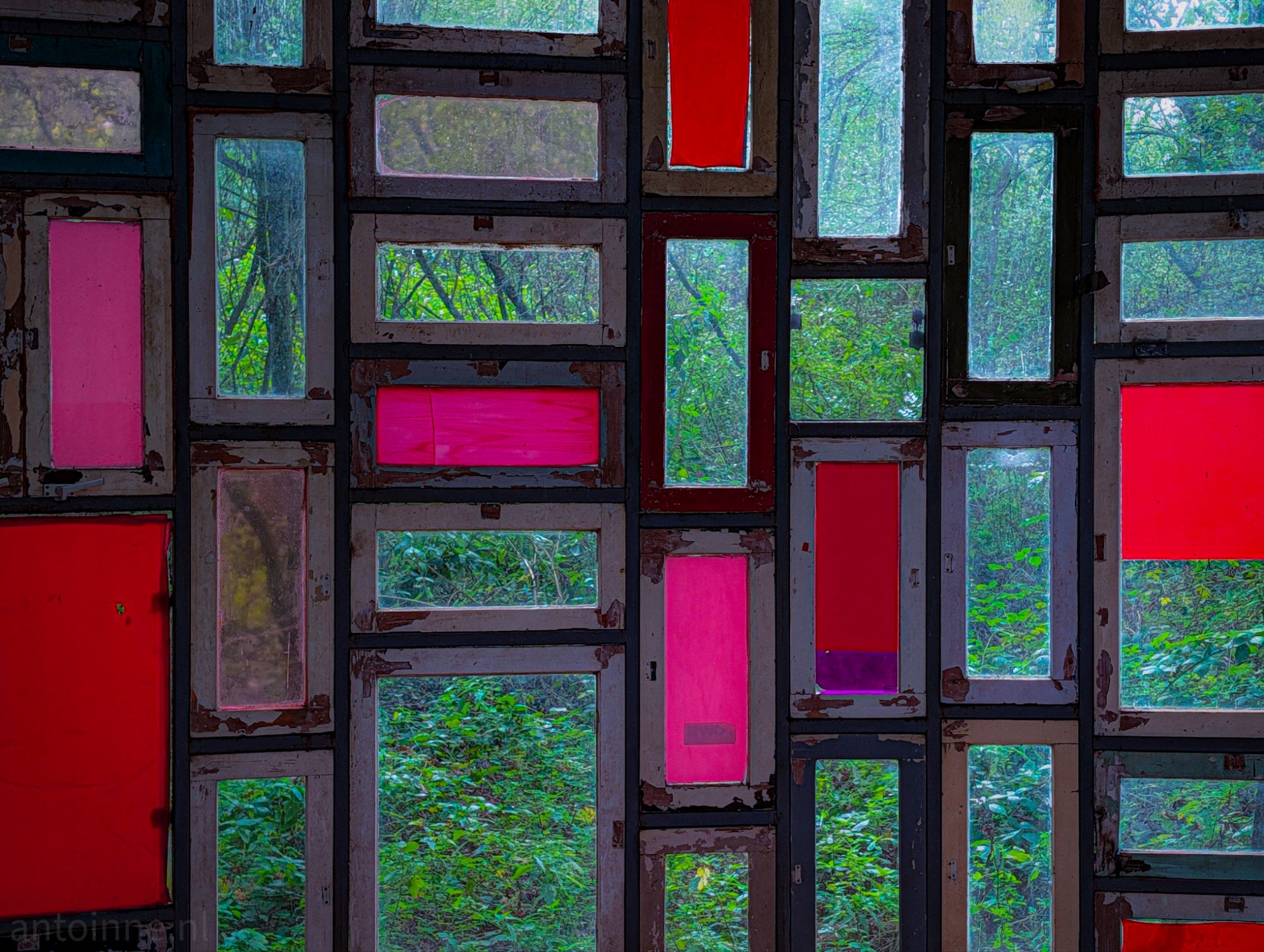 Reclaimed window frames